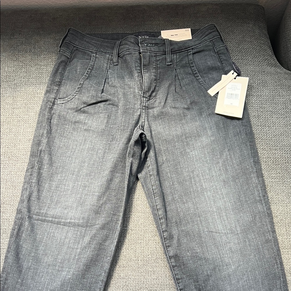 NYDJ Women's Straight Leg Jeans in Gray